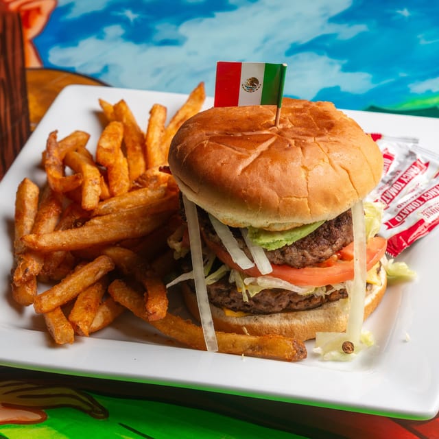 Mexican Hamburger Double.