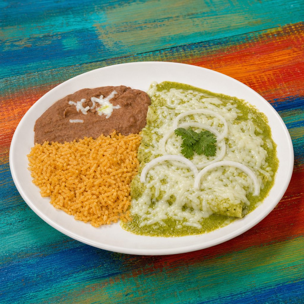 Enchiladas Suizas.