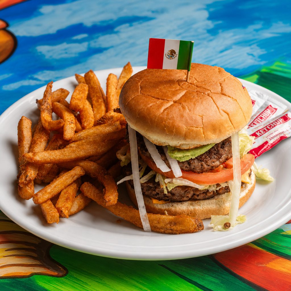 Mexican Hamburger Double.